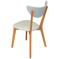 Scaun de bucătărie Evelin Cameroon Lemn/ White photo 3