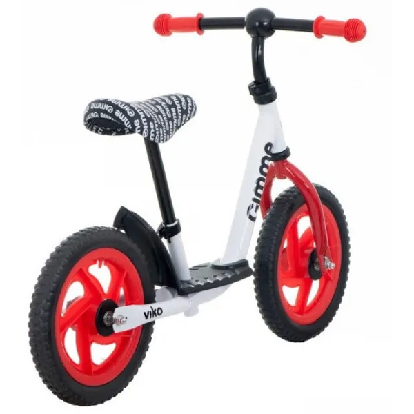 Bicicletă fără pedale Kikka Boo Viko 11" Metal/ Red White photo 2 Bicicletă fără pedale Kikka Boo Viko 11" Metal/ Red White photo 2