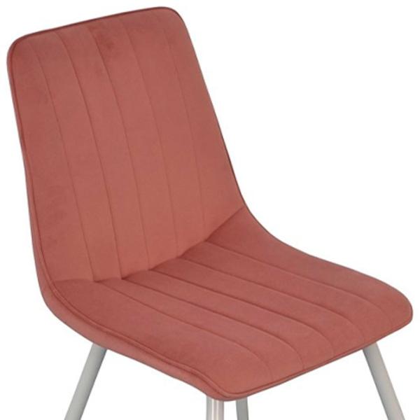 Кухонный стул Evelin XR-154 Wh 33 Велюр/ Бежевый Белый photo 2