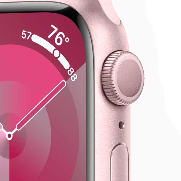 Ceas inteligent Apple Watch Series 9 1.9"/ 41 mm/ Pink - Light Pink/ MR933QR/ A photo 3