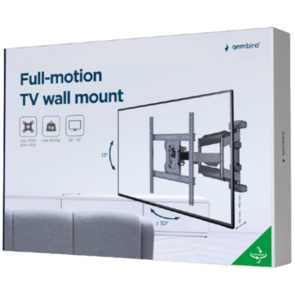 Suport TV Gembird WM-75ST-01 VESA 600 x 400 mm photo 5 Suport TV Gembird WM-75ST-01 VESA 600 x 400 mm photo 5