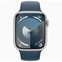 Умные часы Apple Watch Series 9 1.9"/ 45 мм/ Серебристый - Storm Blue/ MR9D3QR/ A photo 2