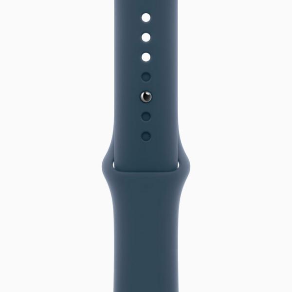 Ceas inteligent Apple Watch Series 9 1.9"/ 45 mm/ Silver - Storm Blue/ MR9D3QR/ A photo 5