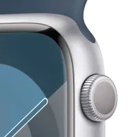 Умные часы Apple Watch Series 9 1.9"/ 45 мм/ Серебристый - Storm Blue/ MR9D3QR/ A photo 6