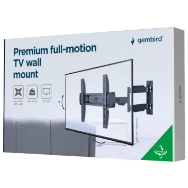 Suport TV Gembird WM-55ST-02 VESA 400 x 400 mm photo 7 Suport TV Gembird WM-55ST-02 VESA 400 x 400 mm photo 7