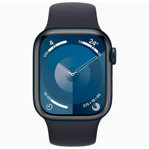 Ceas inteligent Apple Watch Series 9 1.9"/ 45 mm/ Midnight - Midnight Sport/ MR9A3QR/ A photo 2