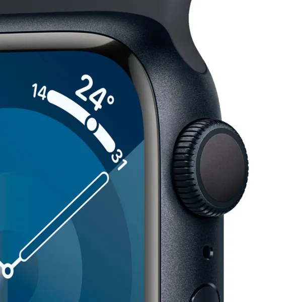 Ceas inteligent Apple Watch Series 9 1.9"/ 45 mm/ Midnight - Midnight Sport/ MR9A3QR/ A photo 6
