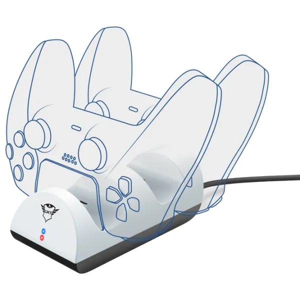 Stație de încărcare controller Trust GXT254 PlayStation 5/ Black photo 4