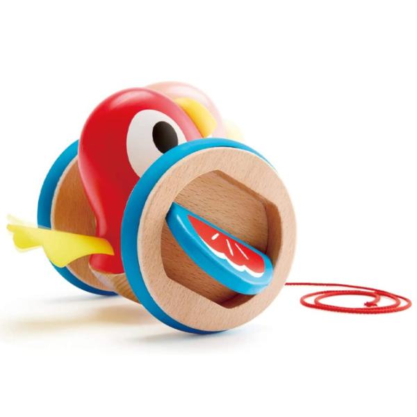 Развивающий набор Hape Baby Bird Pull Along E0360A 1+/ Красный photo 2