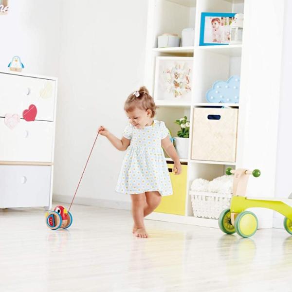Развивающий набор Hape Baby Bird Pull Along E0360A 1+/ Красный photo 4