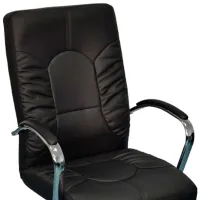 Fotoliu de birou Evelin S-571 Piele artificială/ Black photo 2