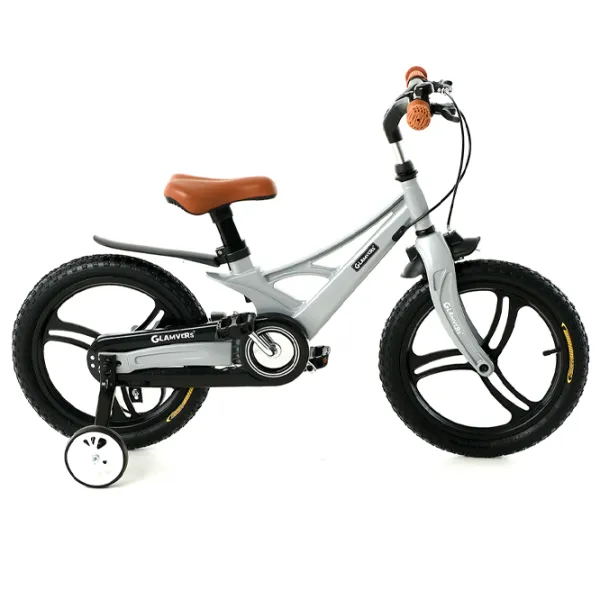 Bicicletă Glamvers Speed 16" Aliaj de magneziu/ Gray Black photo 2