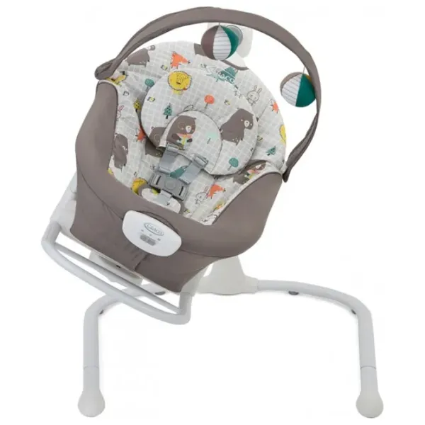Leagăn pentru bebeluși Graco Duet Sway (G1AQ998BTLEU) 9 kg/ Gray photo 2