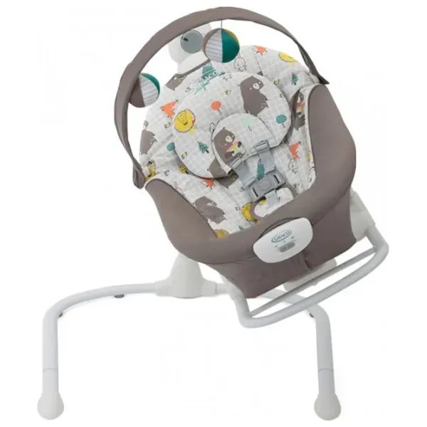 Leagăn pentru bebeluși Graco Duet Sway (G1AQ998BTLEU) 9 kg/ Gray photo 3