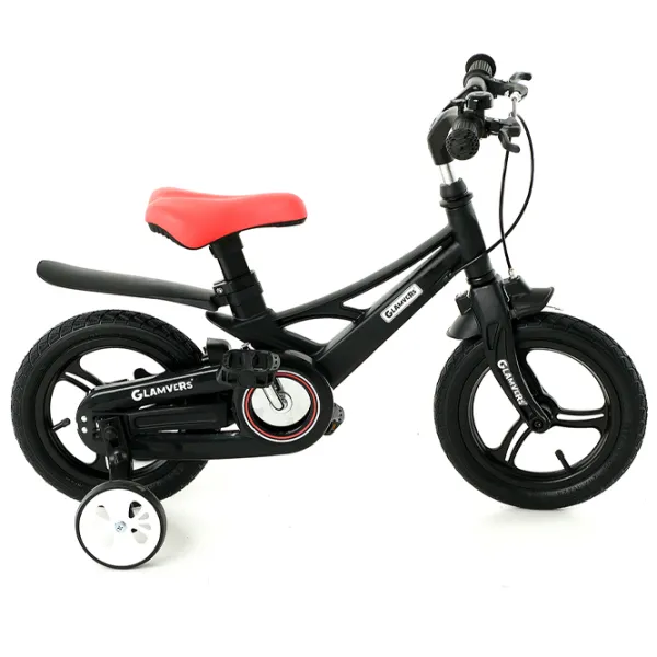 Bicicletă Glamvers Speed 12" Aliaj de magneziu/ Black White photo 2