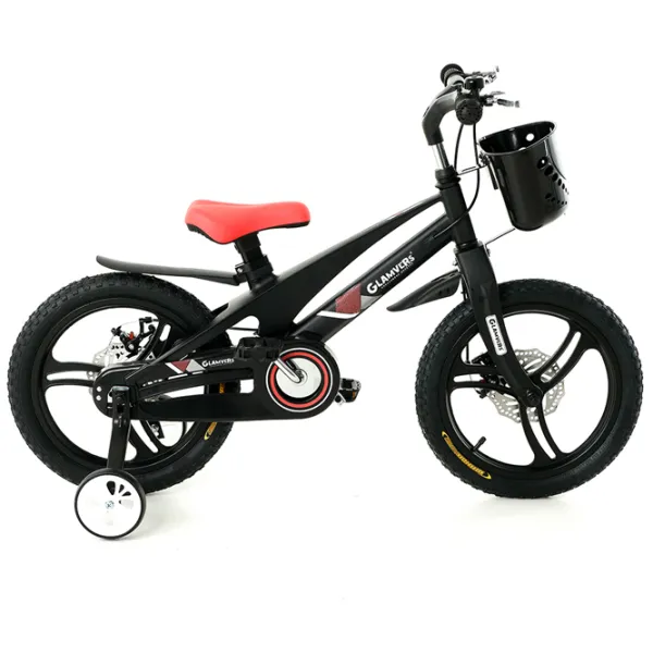 Bicicletă Glamvers Cross 16" Aliaj de magneziu/ Black White photo 2 Bicicletă Glamvers Cross 16" Aliaj de magneziu/ Black White photo 2