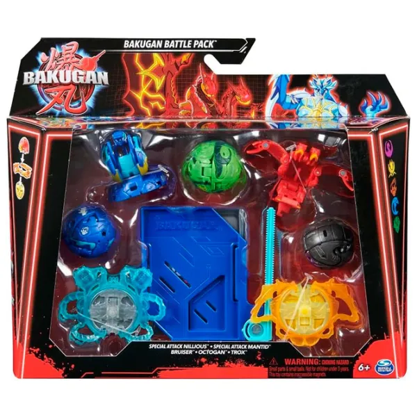 Jucărie interactivă Bakugan Battle Pack Battle Pack 3S1 ast 6066988 6+/ Multicolor Multicolor photo 2