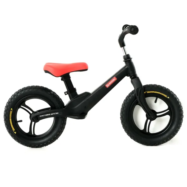 Bicicletă fără pedale Glamvers Energy 12" Aliaj de magneziu/ Black Red photo 2 Bicicletă fără pedale Glamvers Energy 12" Aliaj de magneziu/ Black Red photo 2