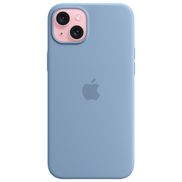 Husă pentru smartphone Apple iPhone 15 Plus Apple/ MagSafe Back/ TPU/ Winter Blue photo 2