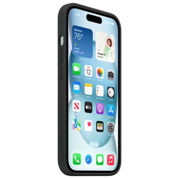 Чехол для смартфона Apple iPhone 15 Apple/ MagSafe Back/ TPU/ Черный photo 3