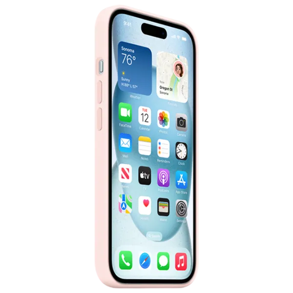 Husă pentru smartphone Apple iPhone 15 Apple/ MagSafe Back/ TPU/ Light Pink photo 3 Husă pentru smartphone Apple iPhone 15 Apple/ MagSafe Back/ TPU/ Light Pink photo 3
