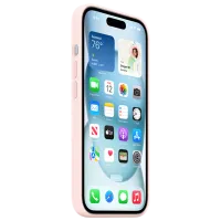 Husă pentru smartphone Apple iPhone 15 Apple/ MagSafe Back/ TPU/ Light Pink photo 3