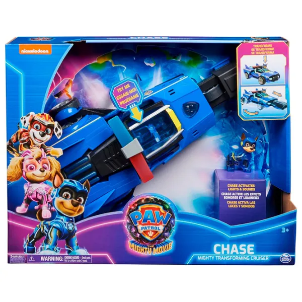 Figurină Spin Master Paw Patrol Vehicul Deluxe Chase 3+/ Blue photo 2 Figurină Spin Master Paw Patrol Vehicul Deluxe Chase 3+/ Blue photo 2