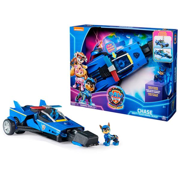 Figurină Spin Master Paw Patrol Vehicul Deluxe Chase 3+/ Blue photo 5 Figurină Spin Master Paw Patrol Vehicul Deluxe Chase 3+/ Blue photo 5