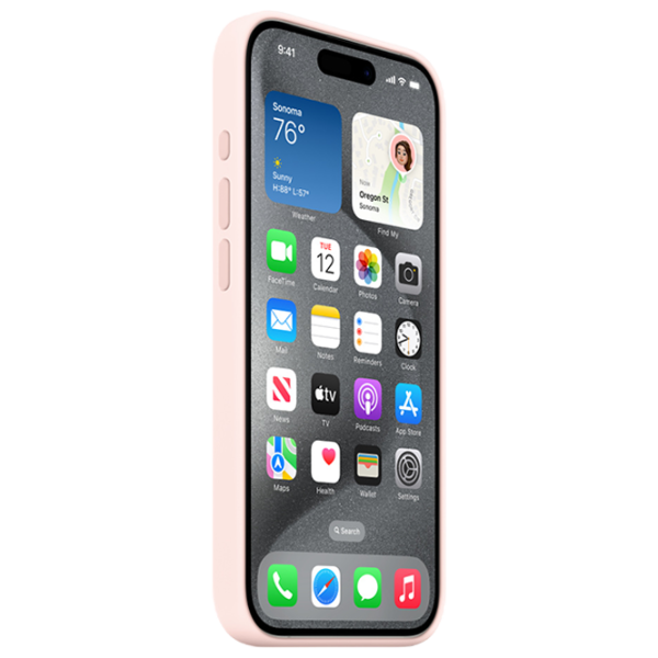 Husă pentru smartphone Apple iPhone 15 Pro Apple/ MagSafe Back/ TPU/ Light Pink photo 3 Husă pentru smartphone Apple iPhone 15 Pro Apple/ MagSafe Back/ TPU/ Light Pink photo 3
