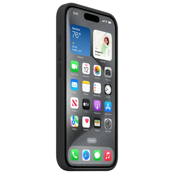 Чехол для смартфона Apple iPhone 15 Pro Apple/ MagSafe Back/ TPU/ Черный photo 3