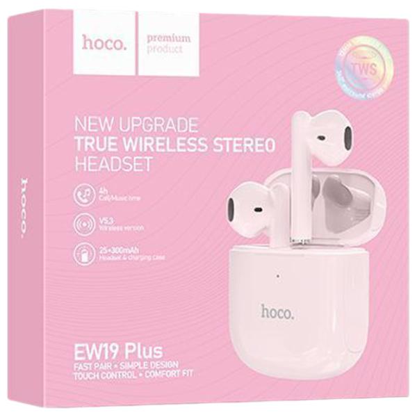 Căști Hoco EW19 Plus Pink Fără fir/ Personal photo 3