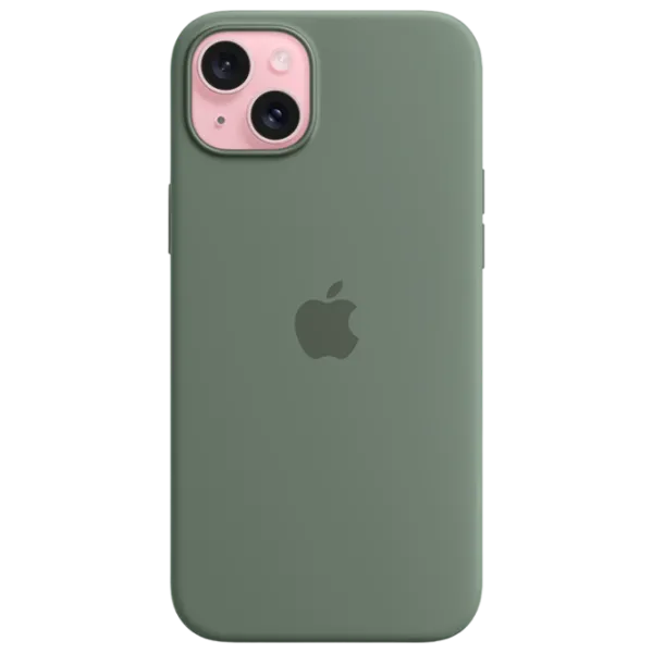 Husă pentru smartphone Apple iPhone 15 Plus Apple/ MagSafe Back/ TPU/ Cypress Green photo 2