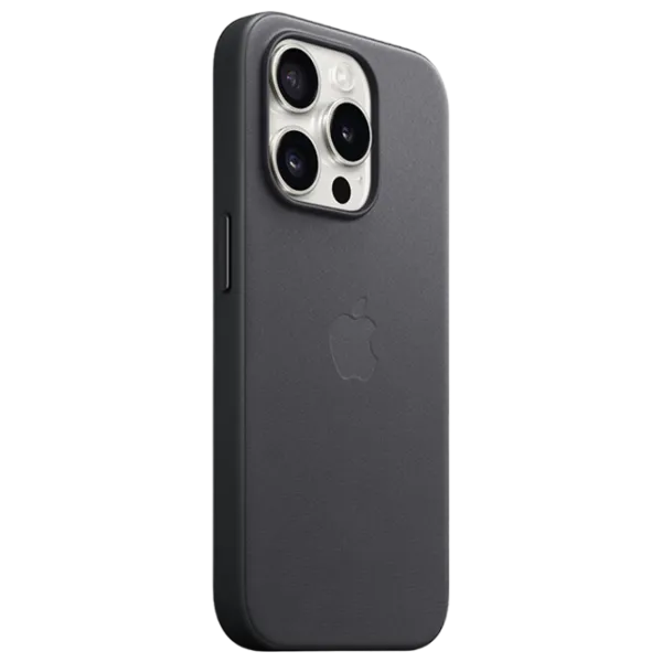 Чехол для смартфона Apple iPhone 15 Pro Apple/ MagSafe Back/ FineWoven/ Черный photo 2