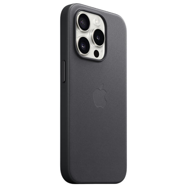 Чехол для смартфона Apple iPhone 15 Pro Apple/ MagSafe Back/ FineWoven/ Черный photo 2
