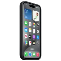 Husă pentru smartphone Apple iPhone 15 Pro Apple/ MagSafe Back/ FineWoven/ Black photo 3