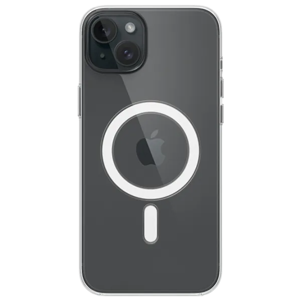 Husă pentru smartphone Apple iPhone 15 Plus Apple/ MagSafe Back/ PP/ Transparent photo 3