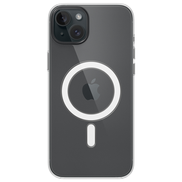 Husă pentru smartphone Apple iPhone 15 Plus Apple/ MagSafe Back/ PP/ Transparent photo 3