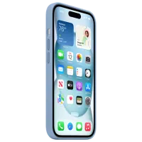 Husă pentru smartphone Apple iPhone 15 Apple/ MagSafe Back/ TPU/ Winter Blue photo 3