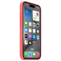 Husă pentru smartphone Apple iPhone 15 Pro Apple/ MagSafe Back/ TPU/ Guava Red photo 3