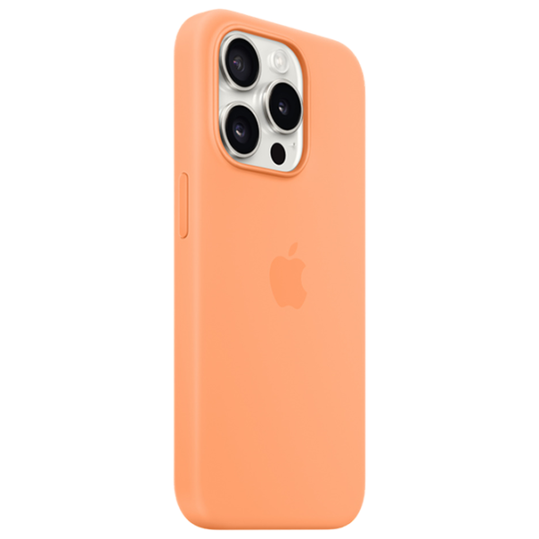 Husă pentru smartphone Apple iPhone 15 Pro Apple/ MagSafe Back/ TPU/ Sorbet Orange photo 2