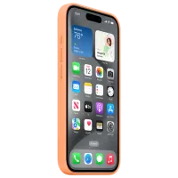 Husă pentru smartphone Apple iPhone 15 Pro Apple/ MagSafe Back/ TPU/ Sorbet Orange photo 3