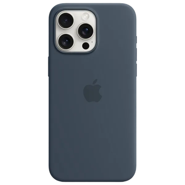Чехол для смартфона Apple iPhone 15 Pro Max Apple/ MagSafe Back/ TPU/ Storm Синий photo 2 Чехол для смартфона Apple iPhone 15 Pro Max Apple/ MagSafe Back/ TPU/ Storm Синий photo 2