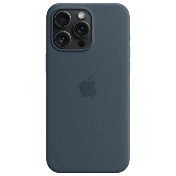 Чехол для смартфона Apple iPhone 15 Pro Max Apple/ MagSafe Back/ TPU/ Storm Синий photo 3 Чехол для смартфона Apple iPhone 15 Pro Max Apple/ MagSafe Back/ TPU/ Storm Синий photo 3