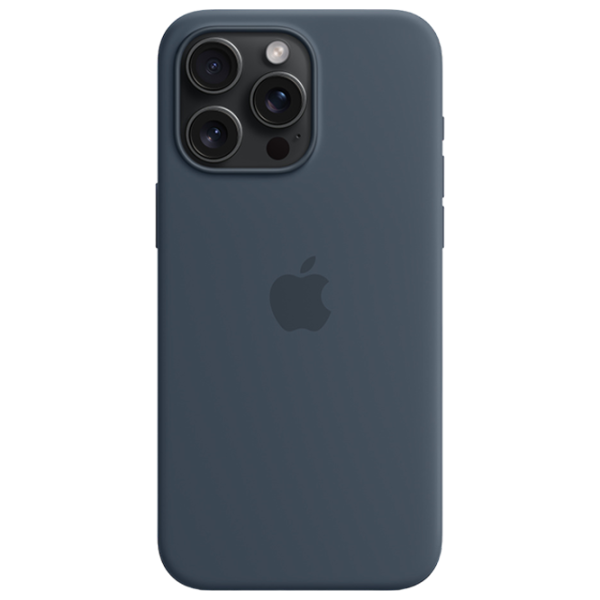 Чехол для смартфона Apple iPhone 15 Pro Max Apple/ MagSafe Back/ TPU/ Storm Синий photo 3 Чехол для смартфона Apple iPhone 15 Pro Max Apple/ MagSafe Back/ TPU/ Storm Синий photo 3