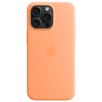 Husă pentru smartphone Apple iPhone 15 Pro Max Apple/ MagSafe Back/ TPU/ Sorbet Orange photo 3