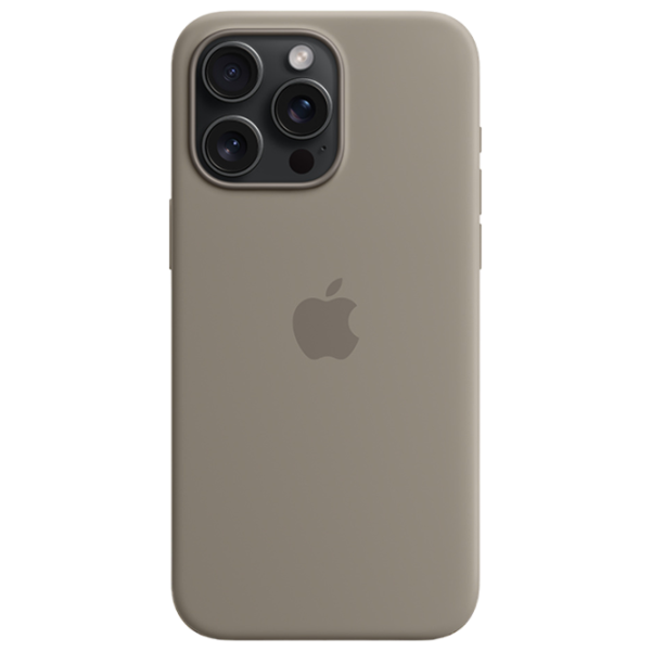 Husă pentru smartphone Apple iPhone 15 Pro Max Apple/ MagSafe Back/ TPU/ Clay Beige photo 3