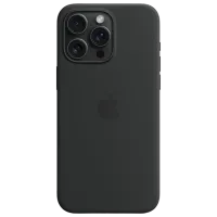 Husă pentru smartphone Apple iPhone 15 Pro Max Apple/ MagSafe Back/ TPU/ Black photo 3
