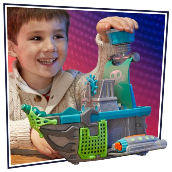 Фигурка Hasbro PJ Masks Sky Pirate Battleship 3+/ Серый photo 5 Фигурка Hasbro PJ Masks Sky Pirate Battleship 3+/ Серый photo 5