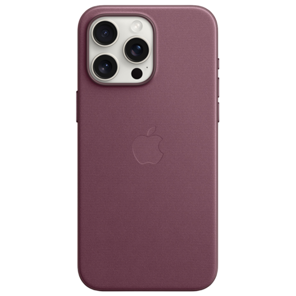 Husă pentru smartphone Apple iPhone 15 Pro Max Apple/ MagSafe Back/ FineWoven/ Mulberry Cherry photo 2 Husă pentru smartphone Apple iPhone 15 Pro Max Apple/ MagSafe Back/ FineWoven/ Mulberry Cherry photo 2