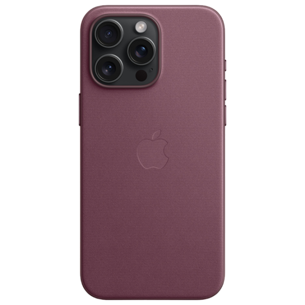 Husă pentru smartphone Apple iPhone 15 Pro Max Apple/ MagSafe Back/ FineWoven/ Mulberry Cherry photo 3 Husă pentru smartphone Apple iPhone 15 Pro Max Apple/ MagSafe Back/ FineWoven/ Mulberry Cherry photo 3